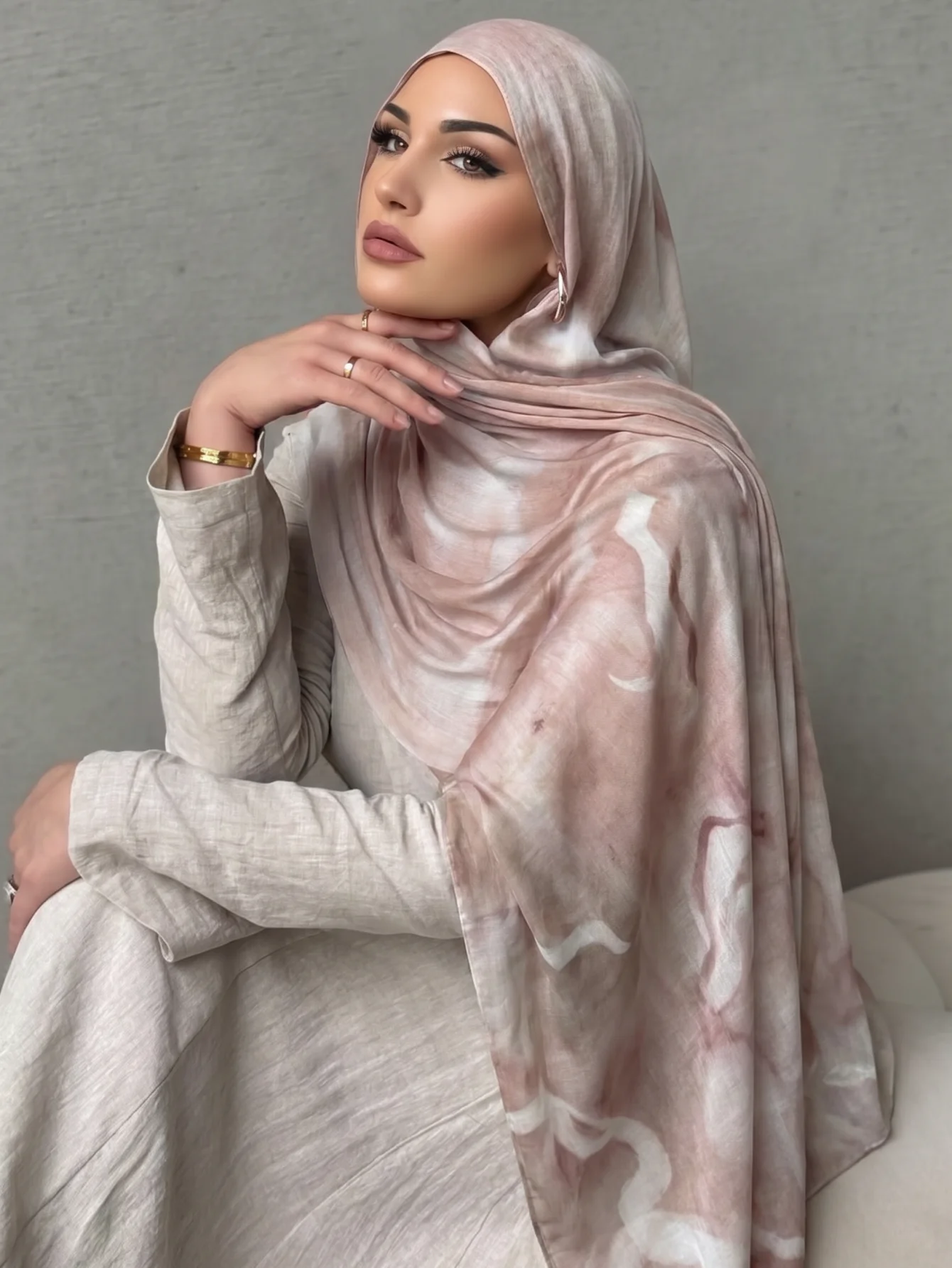 حجاب جيرسي ناعم سادة للنساء المسلمات، شالات، غطاء رأس، فولار، لفة رأس، عمامة، أوشحة 2026