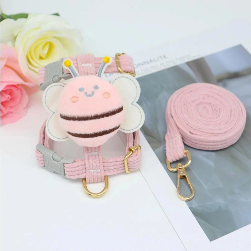 Bee-Themed Dog Harness & Leash 4