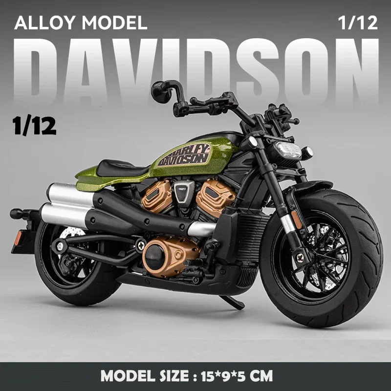 ハーレー ラジコン 1/12 Harley Davidson Sportster S Motorbike Alloy Model