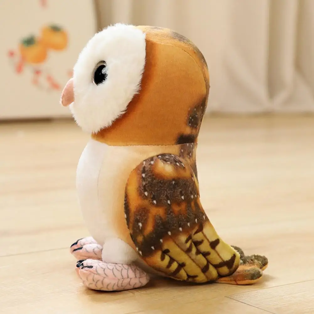 

Детская плюшевая игрушка, искусственная кожа, Реалистичная игрушка, заполненная животными, в виде совы, детская мягкая игрушка для сна