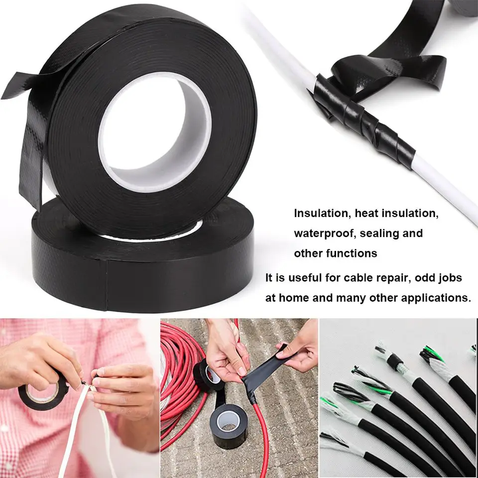High Quality Self Vulcanizing Rubber Tape Self Fusing Electrical Tape - View #5