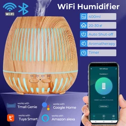 WiFi smart Air Humidifier Aromatherapy Essential Oil Diffuser 7 Color LED Night Light Cooling Mist Home Aromatherapy Machine