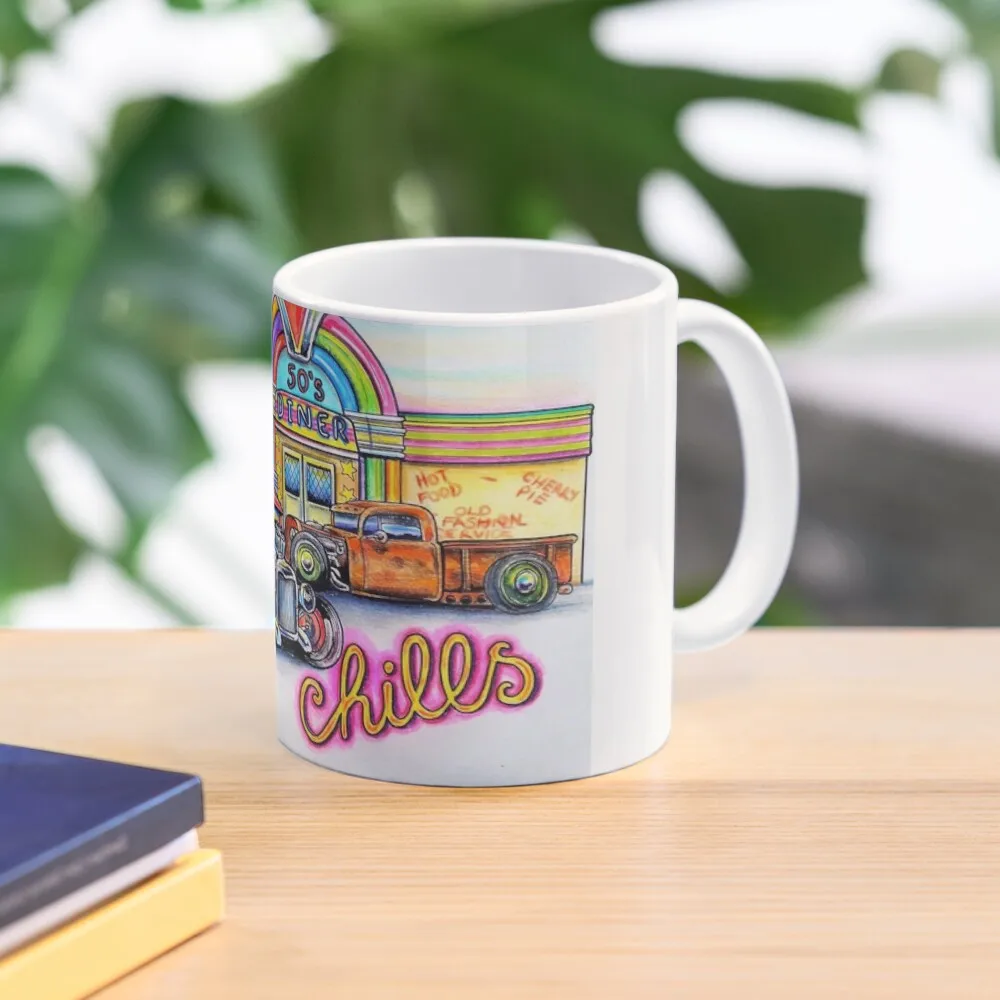 

Peggy Sues Diner Coffee Mug Ceramic Cups Espresso Cups Ceramic Cups Creative Mug