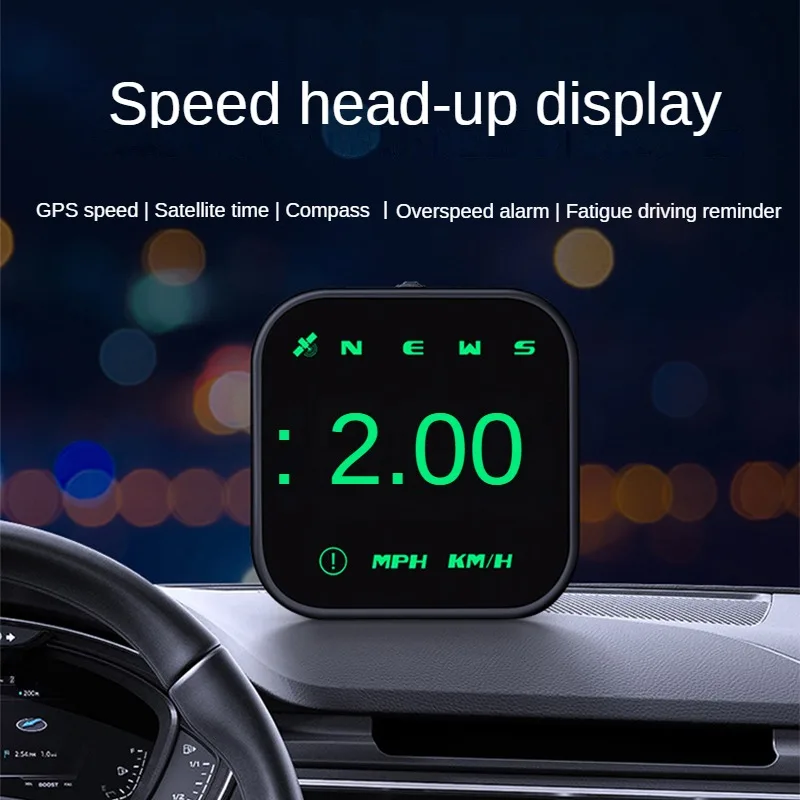 

HUD Head Up Display GPS Automotive Universal Multifunctional Speedometer Portable Display Trip Computer Display Screen