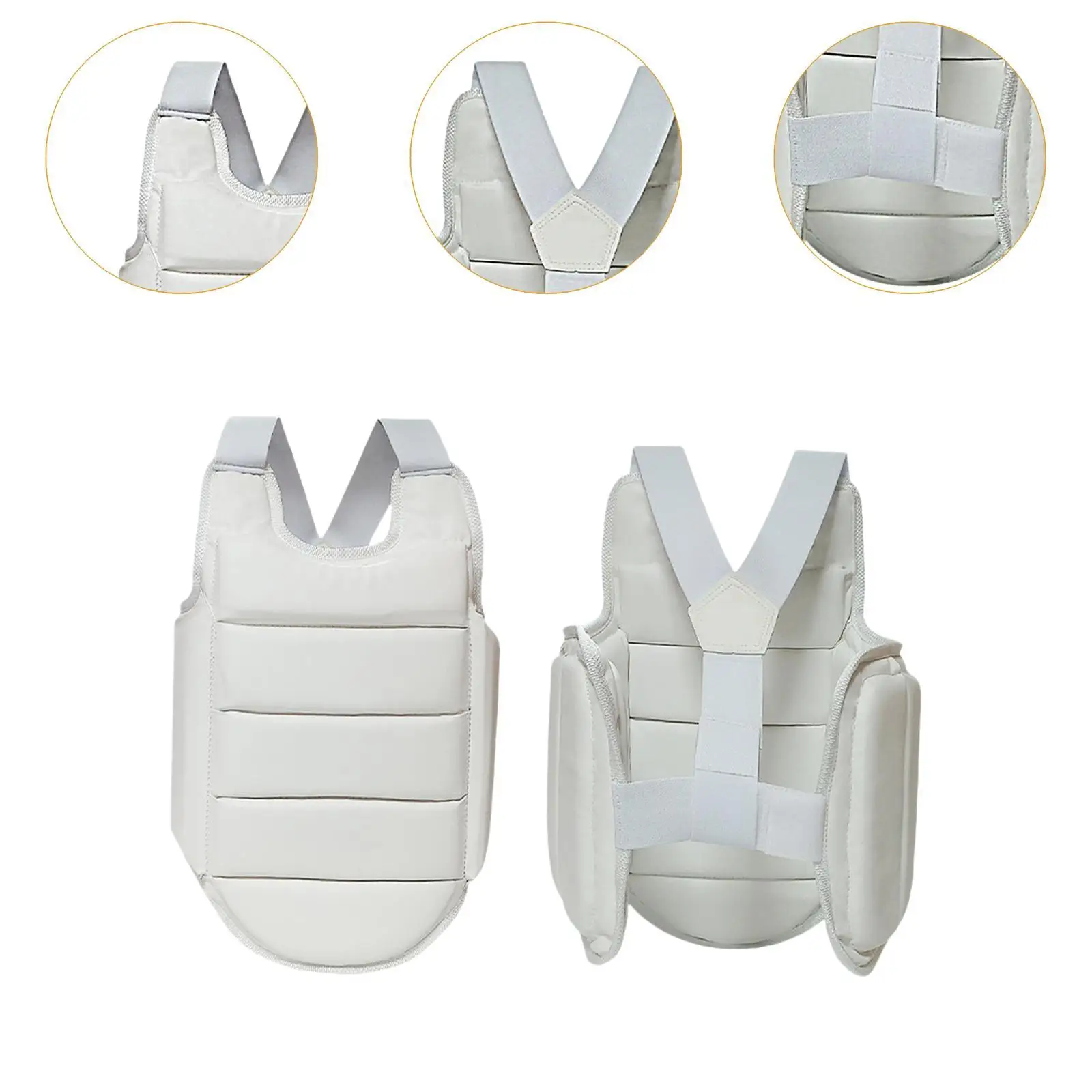 Karate Chest Protector Guard for Baseball Sparring Training Volleyball