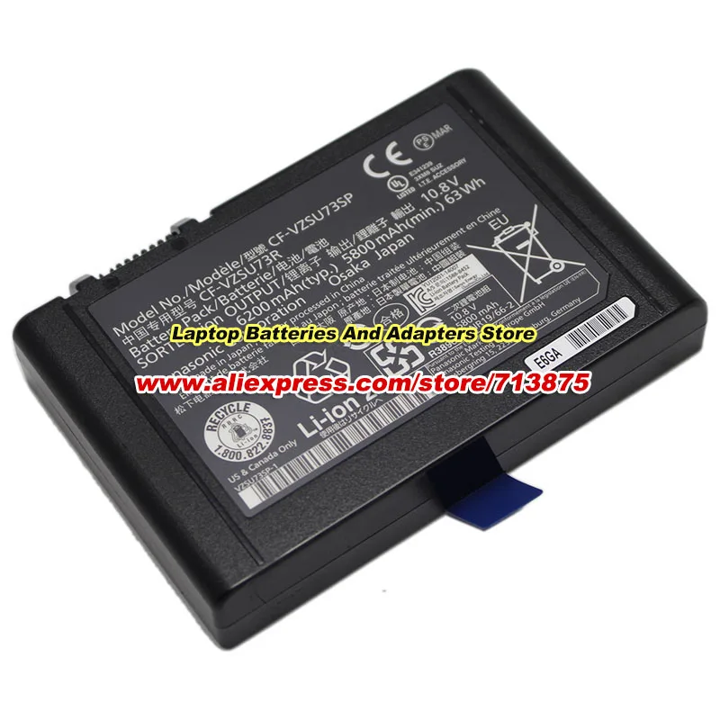 Genuine CF-VZSU73U Battery CF-VZSU73R CF-VZSU73SP 63Wh for