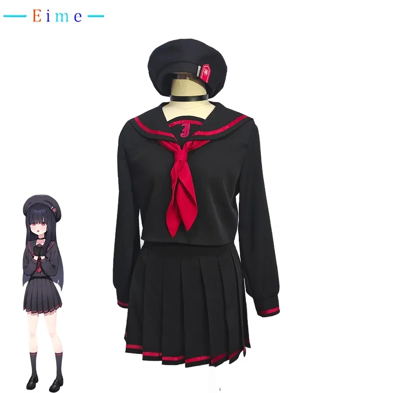 

Игровой синий архив накамаса ичика ассистент Косплей Костюм милое матросское платье костюм с шляпой Хэллоуин искусственная одежда на заказ