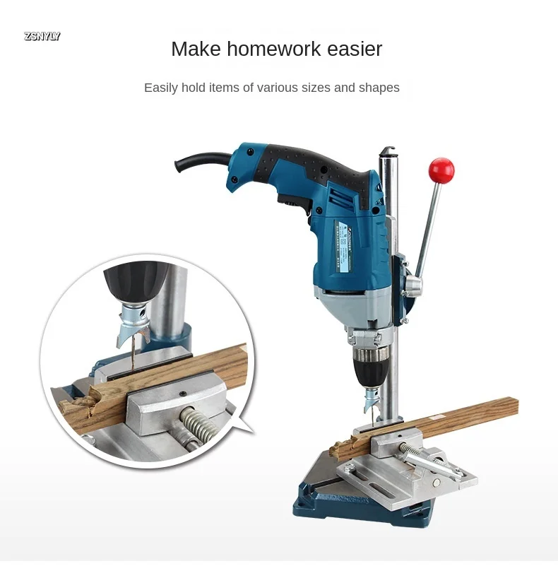 Industrial Heavy Duty 2.5 Inch Drill Press Vise Milling Drilling Clamp Machine Vise Tool Workshop Tool Machine Tools Accessories 5