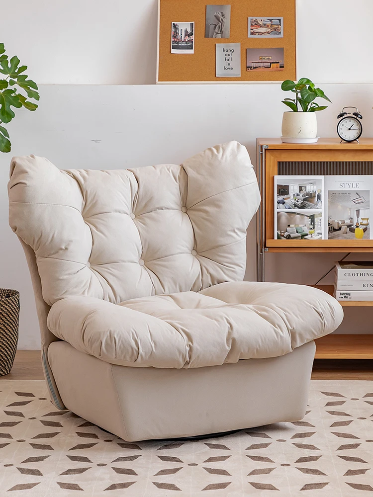 

XK Cloud Single-Seat Sofa Chair Living Room Bedroom Rotating Leisure Nordic Balcony Lazy