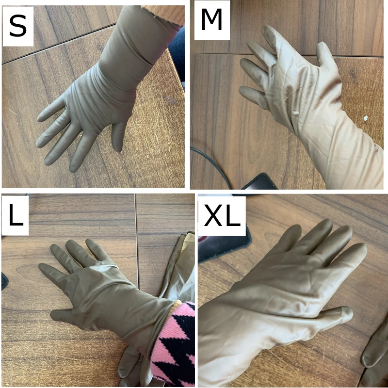 Dishwashing Gloves Rubber 1 Pair For Washing Clothes Cleaning Dishes