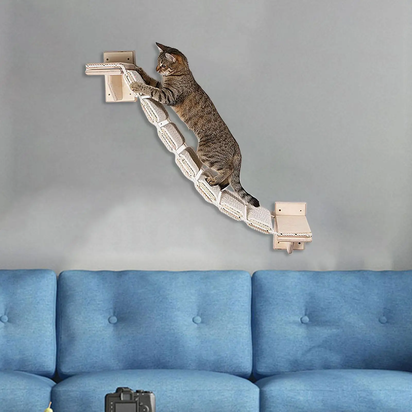 

Cat Bridges Perches Climbing Step for Pet Cats Kitten, Medium and Large Cats