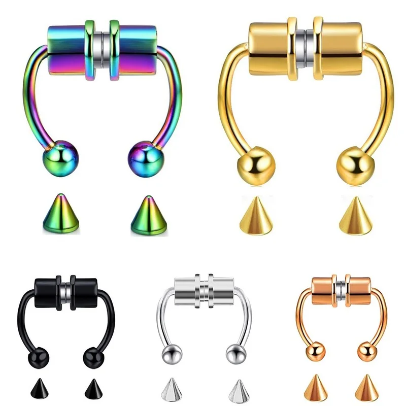 Stainless Steel Fake Earring Earrings Fashion Nose Women Piercing Aliexpress