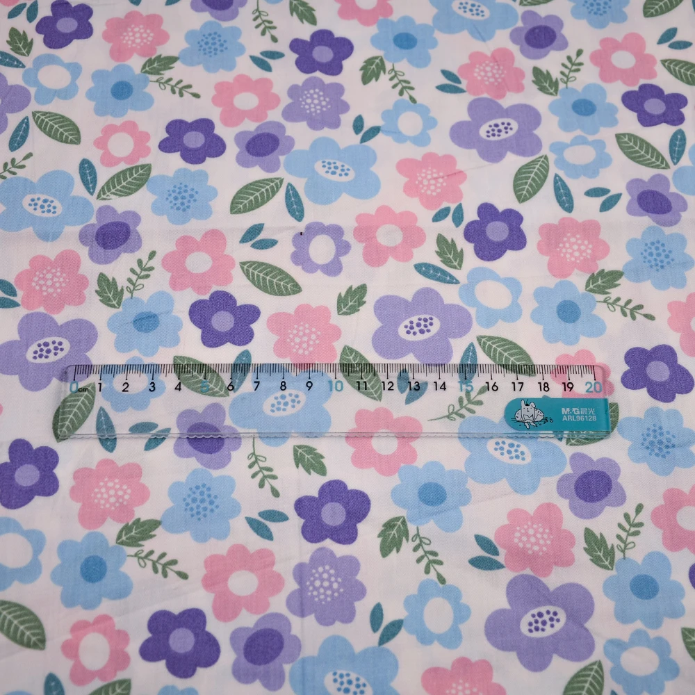 Rose Floral Baumwolle Stoff Patchwork Quilten Nähen Tuch Handwerk Bettwäsche Dekoration Teramila Stoffe Tissue Kleidung Zu Hause – Detail 10