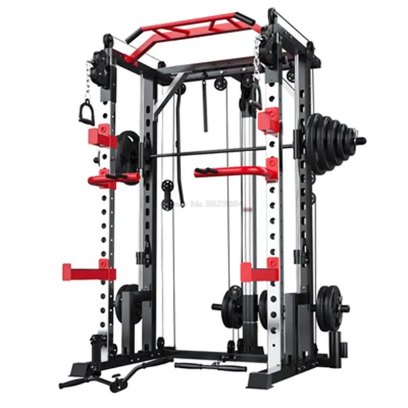 Indoor Su Larga Scala Squat Rack Tipo Di Telaio Gantry Attrezzature Per Il Fitness Panca Bilanciere Rack Dispositivo Di Allenamento Completo