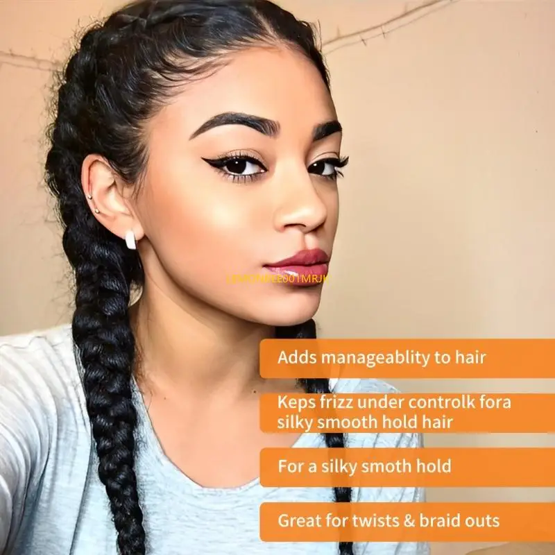 M4YA Strong Hold Hair Gel Practical Hair Styling Gel Long Lasting Styling Easy to Use for Curly Straight Wavy