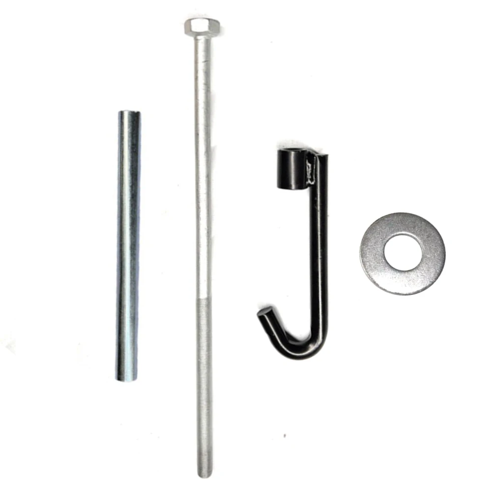 1x Spare Tire Bracket Bolt Hook Kit Fits For Mitsubishi-Outlander 2013- #MR594567, MF450007, MR491996 Silver&Black Parts