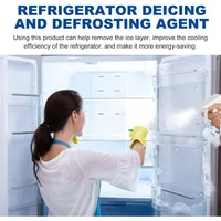 Spray de dégivrage pour réfrigérateur à action rapide, 120ml, désongélateur pour les congélateurs, aide à l'allonger le glaçage, rendant la décongélation des aliments plus facile 2