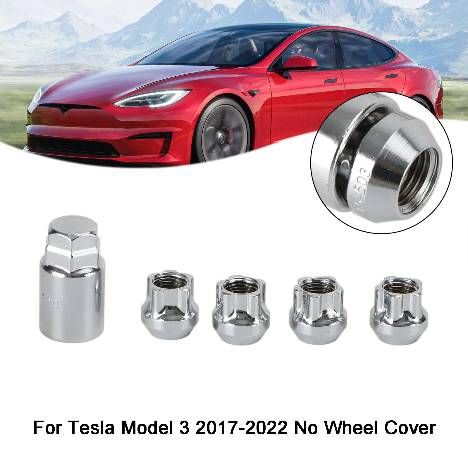 Acheter Remplacement des verrous de roue pour Tesla modèle S/3/X/Y, taille  de filetage M14 X 1.5