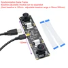 3D USB Camera Module1080P With Dual Lens 2MP,3840x1080 30fps,Synchronous Same Frame, IMX307,Drive Free, For Modeling /Face Recog 2
