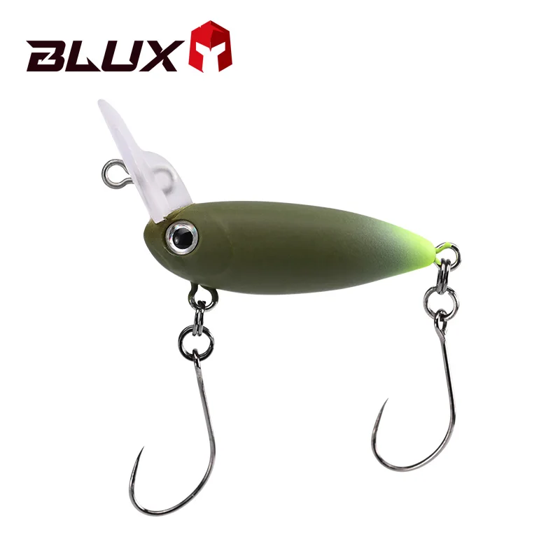 BLUX MANGO S Kurbelköder 2,7 g 30 mm Bereich Forelle UssA Wobbler über dem Kopf Lippe Kurbel Angelköder Süßwasser künstlicher harter Köder