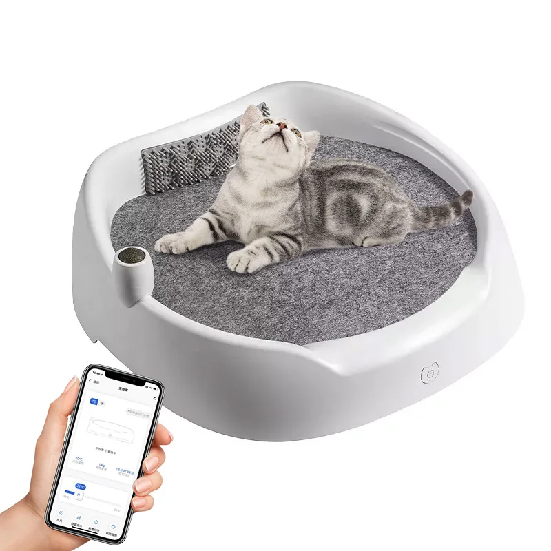 

Smart Pet Heating Cooling House with Adjustable Temperature Controlled by APP for Cats Small Dogs Pets Heating Bed