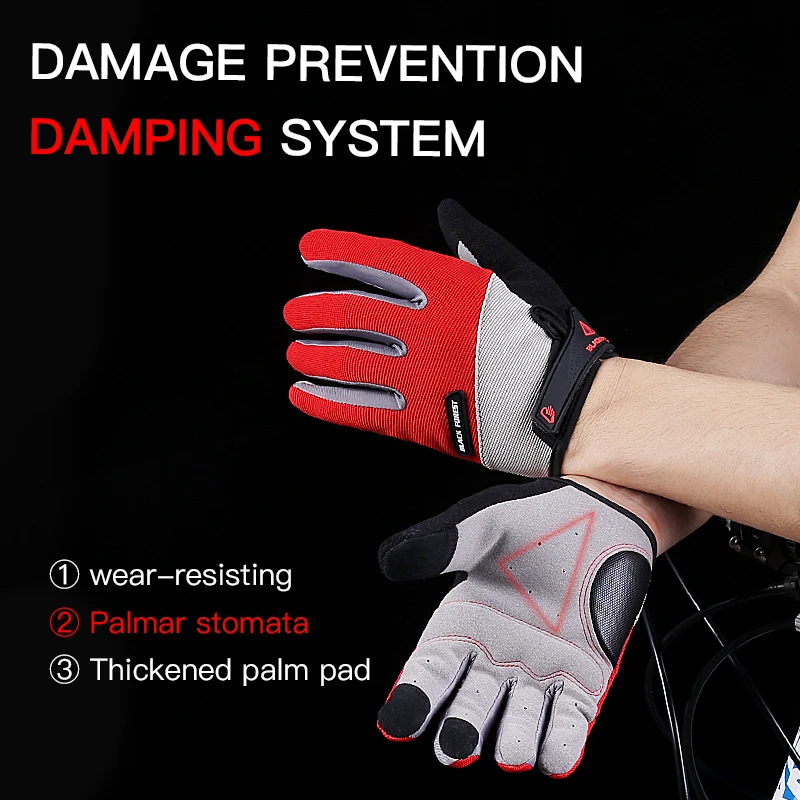 Kyncilor Professional Outdoor Daily Cycling Running Fitness Sports AntiSlip Wear-Resistant Sweat Absorbing And Breathable Gloves 5