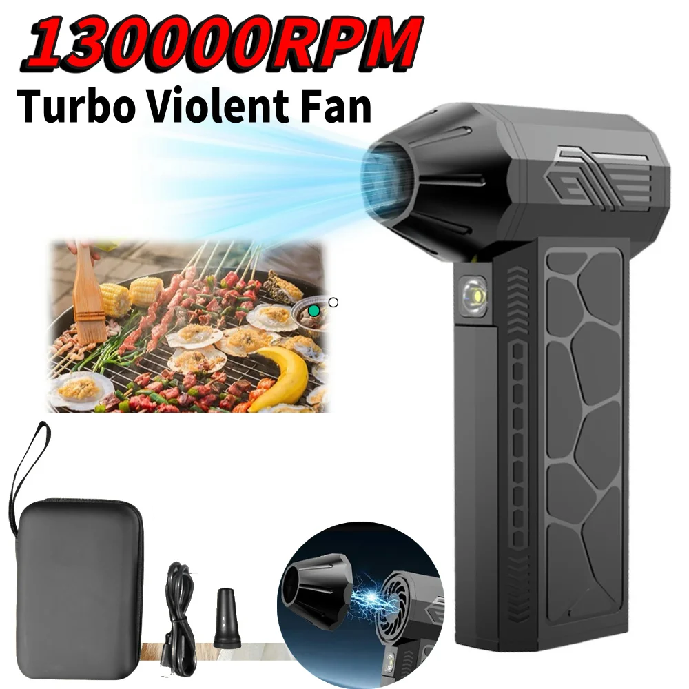 Mini Turbo Jet Fan 130000 RPM 50m/s Powerful Blower