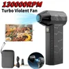 Mini Turbo Jet Fan 130000 RPM Strong Winds 50m/s Turbo Violent Fan Powerful Blower Handheld Duct Fan Air Duster Blower 1