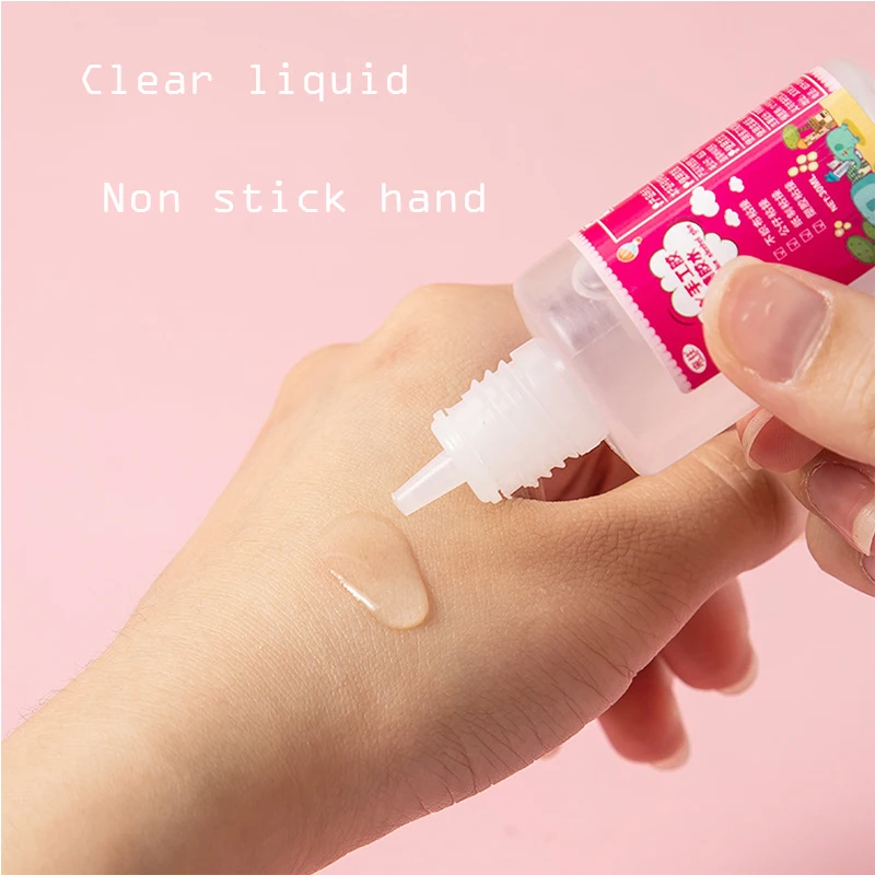 50g Instant Adhesive DIY Handmade Glue Clear Liquid Alcohol Glue for Paper Plastic Quick-drying Non-toxic