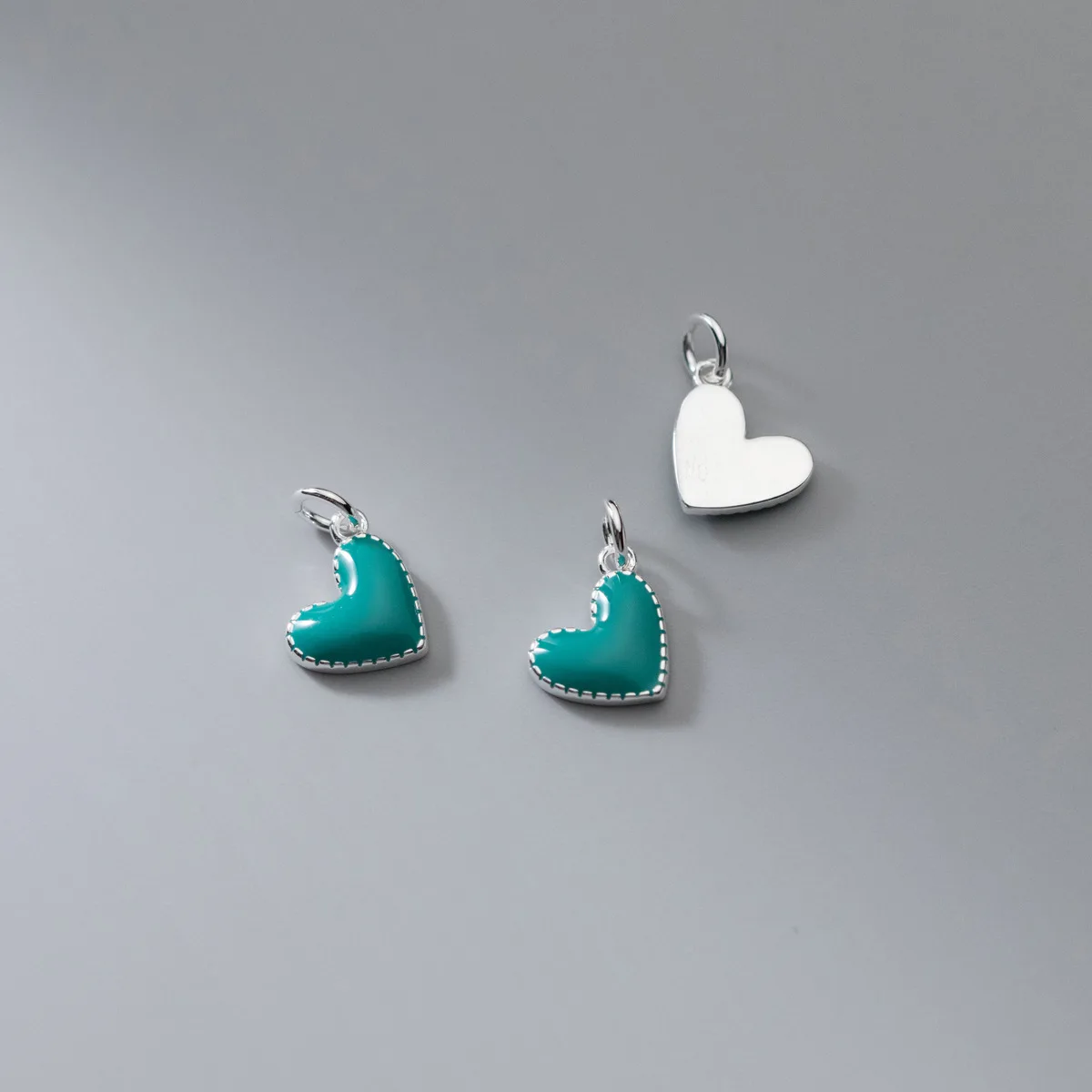 Pendant Necklace Silver Necklace Silver Pendant Silver Necklace Charms 925 Silver Charms Heart Pendant Charms DIY Pendant Necklace Accessries