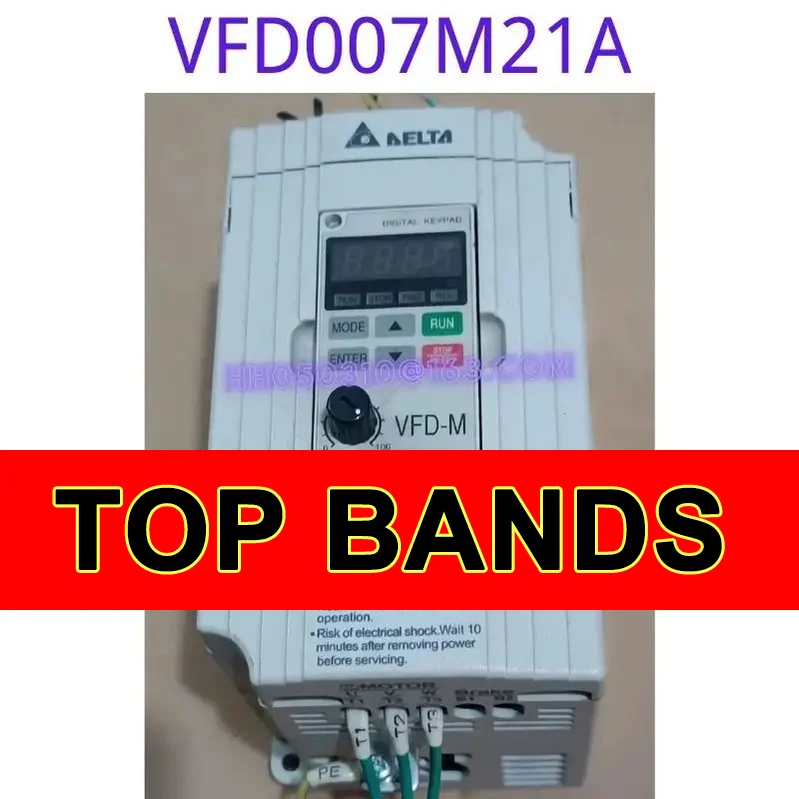 

Используется стандартный преобразователь частоты VFD007M21A, 220 кВт, в, проверка функций в целости