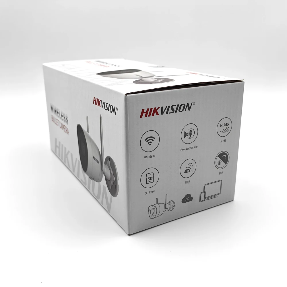 Original Hikvision DS-2CV2041G2-IDW (W) 4MP Outdoor Built-in Mic Speaker Wifi Wireless Fixed Bullet Network IP Camera 2