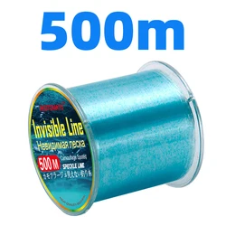 High-Performance Fluorocarbon Coated Invisible Monofilament Fishing Line - 1.0 - - 0.165mm (500m blue)
