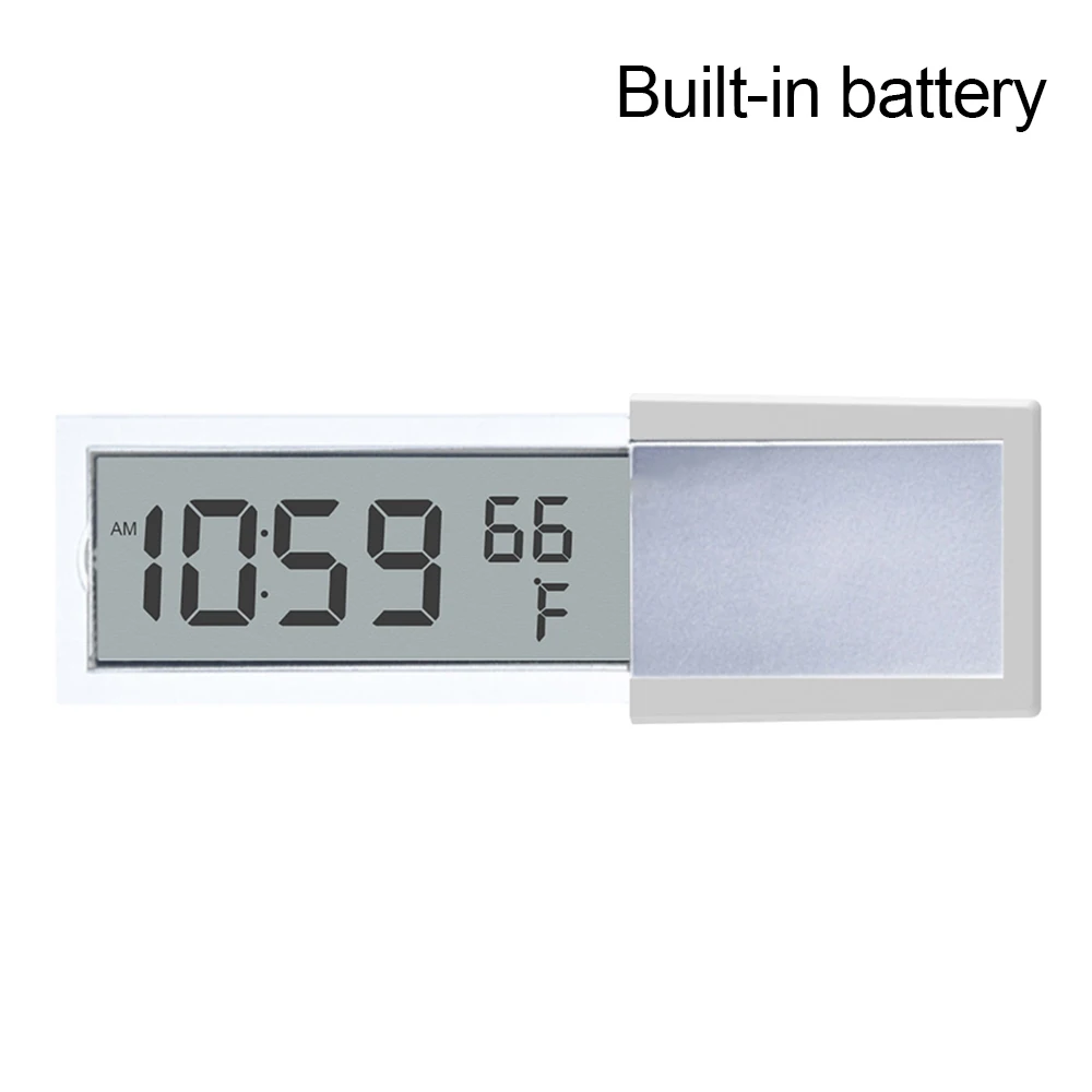 Description Picture 6 of itemMini Digital Car Thermometer Thermostat Timer Clock Temperature Instruments Sensor Wall Type Meter LCD Display Weather Station