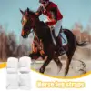 Bandages Wraps For Horses 4 Pieces Elastic Horse Bandages Leg Wraps 98 Inches Soft Equestrian Accessories Front Protector 2