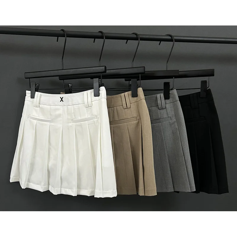 Golf Skirt Spring Women Outdoor Quick Drying Sports Shorts Interior Interlining Lady Versatile Irregular Short