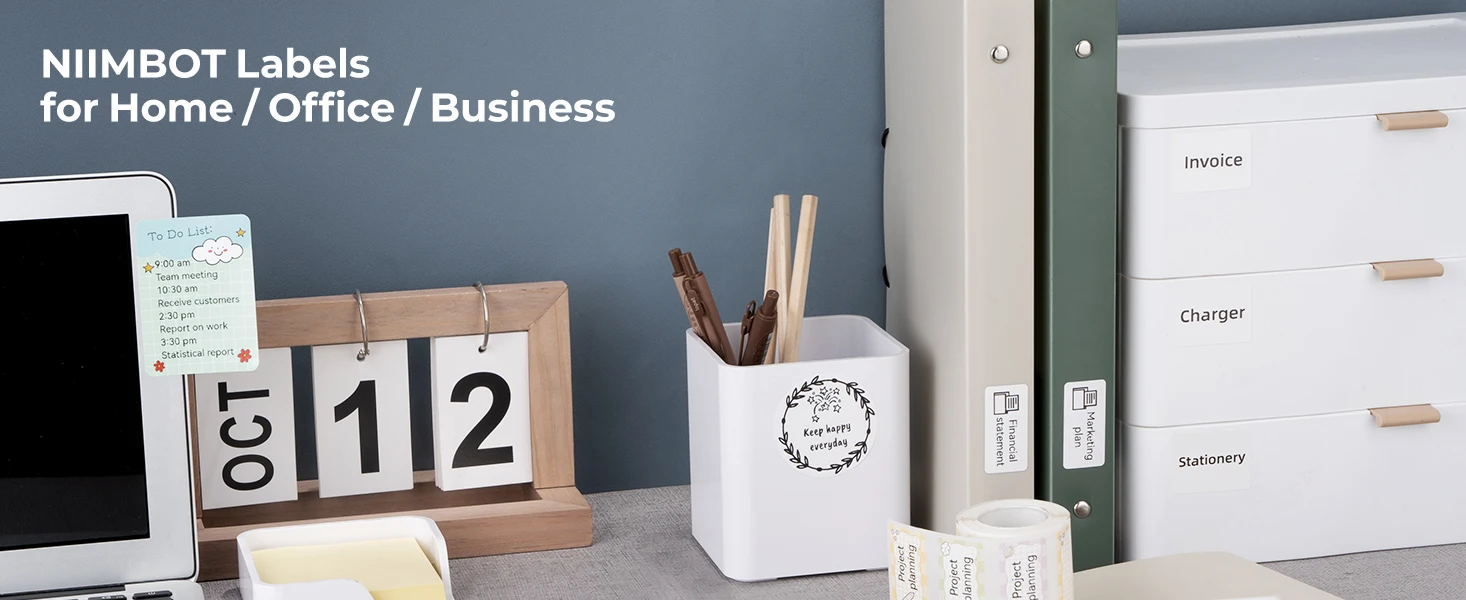 Description Picture 6 of itemNiimbot B21/B1/B3S Mini Thermal Portable Printer White Sticker Tear-proof Water Adhesive Lable 30-50mm For Tag Price Marking