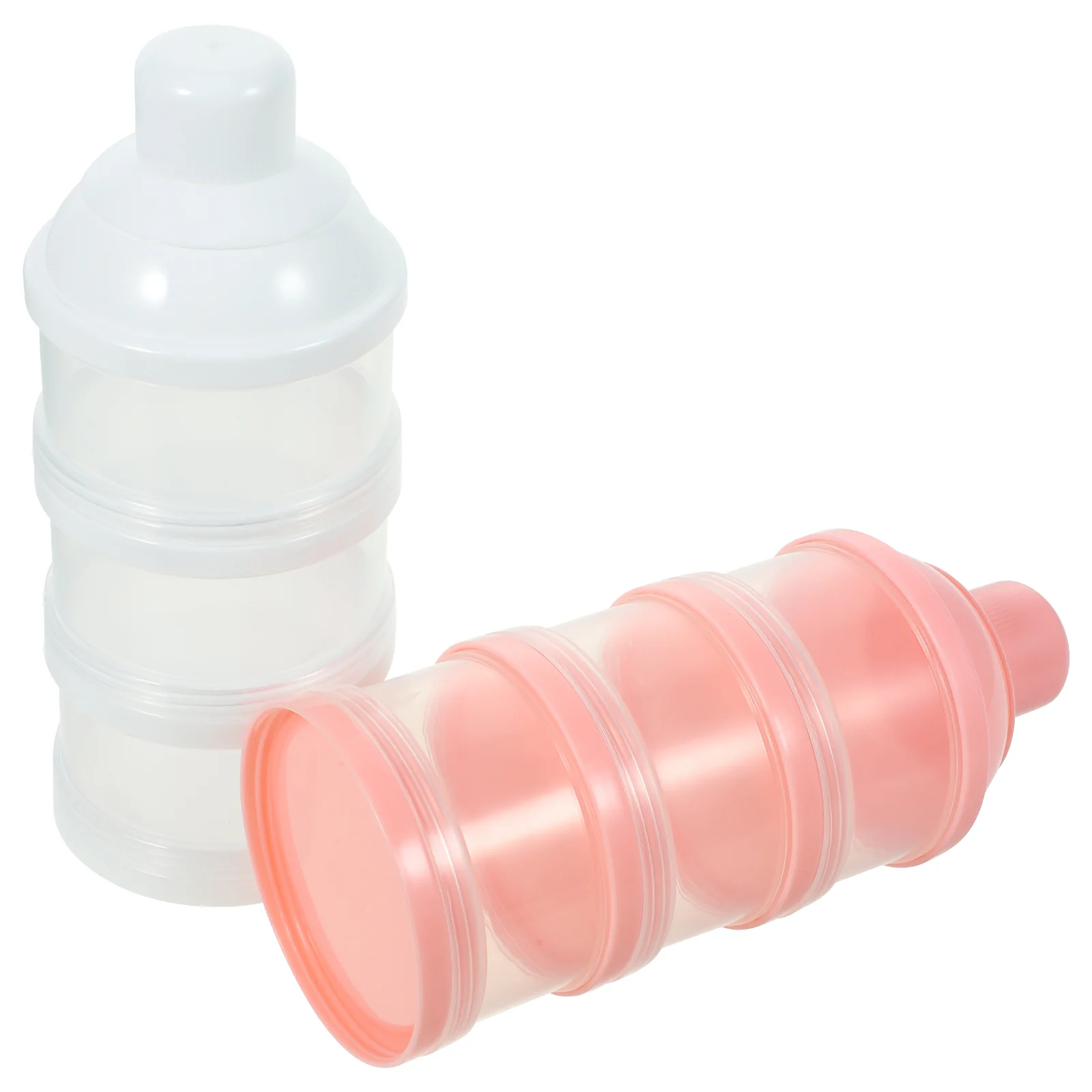 

2 pcs Baby Formula Dispenser 3-layer Baby Formula Container Travel Baby Formula Holders
