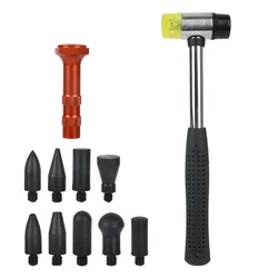 Auto Body Dent Repair Tool Kit - Precision Hammer and Tap Down Pen for Professional Car Maintenance (Black)