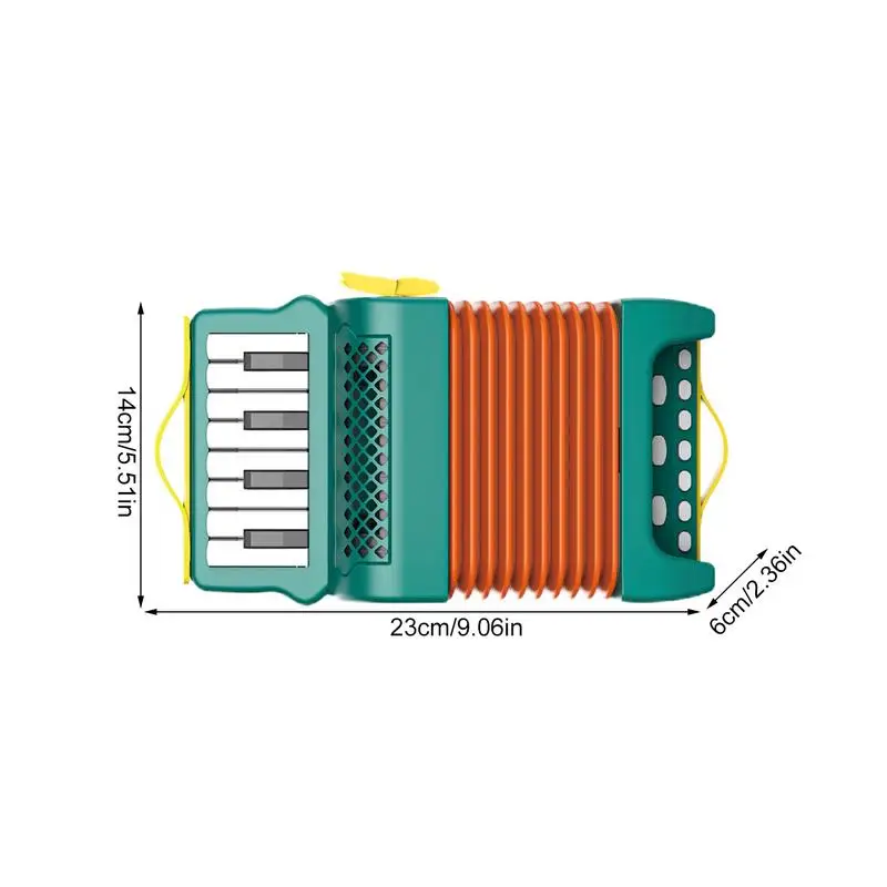 cartoon Kids Accordion Mini Toy Musical Instruments Kids Musical Instrument Educational Gifts Children Toddlers Beginners
