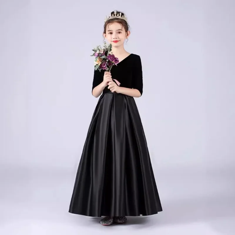 Orchestra Black Dress for Girls: The Perfect Choice for Young Musicians on Stage Orchestra Black Dress for Girls: The Perfect Choice for Young Musicians on Stage