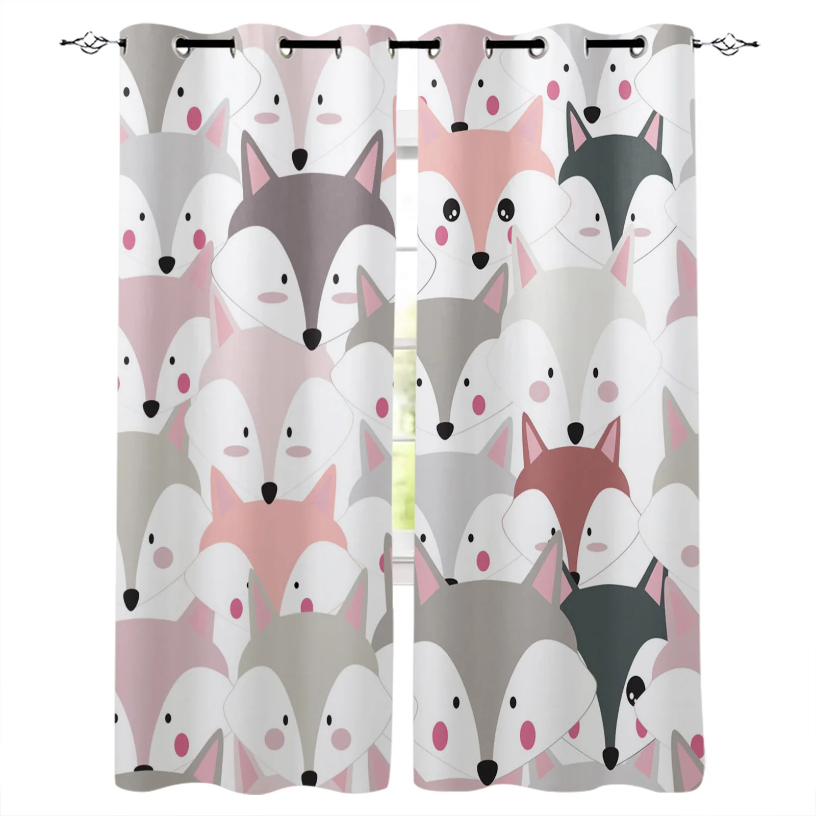 Fox Tende Colorate Intensive Per Soggiorno Tende Di Lusso Per Camera Da Letto Tende Corte Per Soggiorno