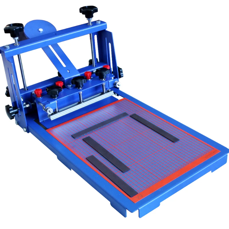 

Точная микрорегулируемая трафаретная печатная машина стол для ручной печати трафаретная печатная станция Универсальный точный принтер