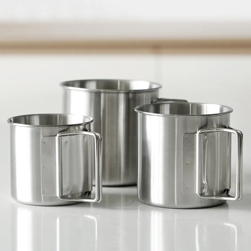 Stainless Steel Camping Cup 250/350/500ml 5