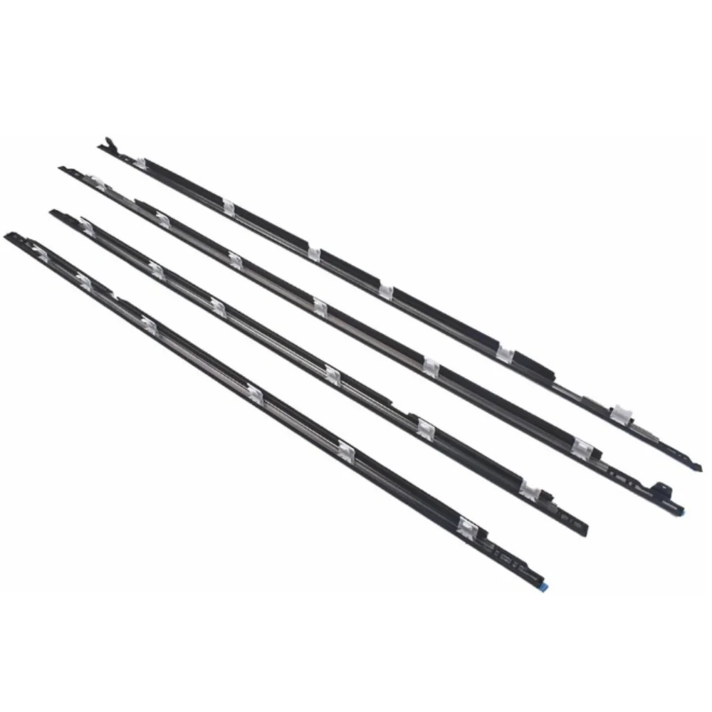 For Toyota Land Cruiser 80 Series Lexus LX450 1991-1998 Car Window Glass Outer Black Sealing Protective Tape 4PCS