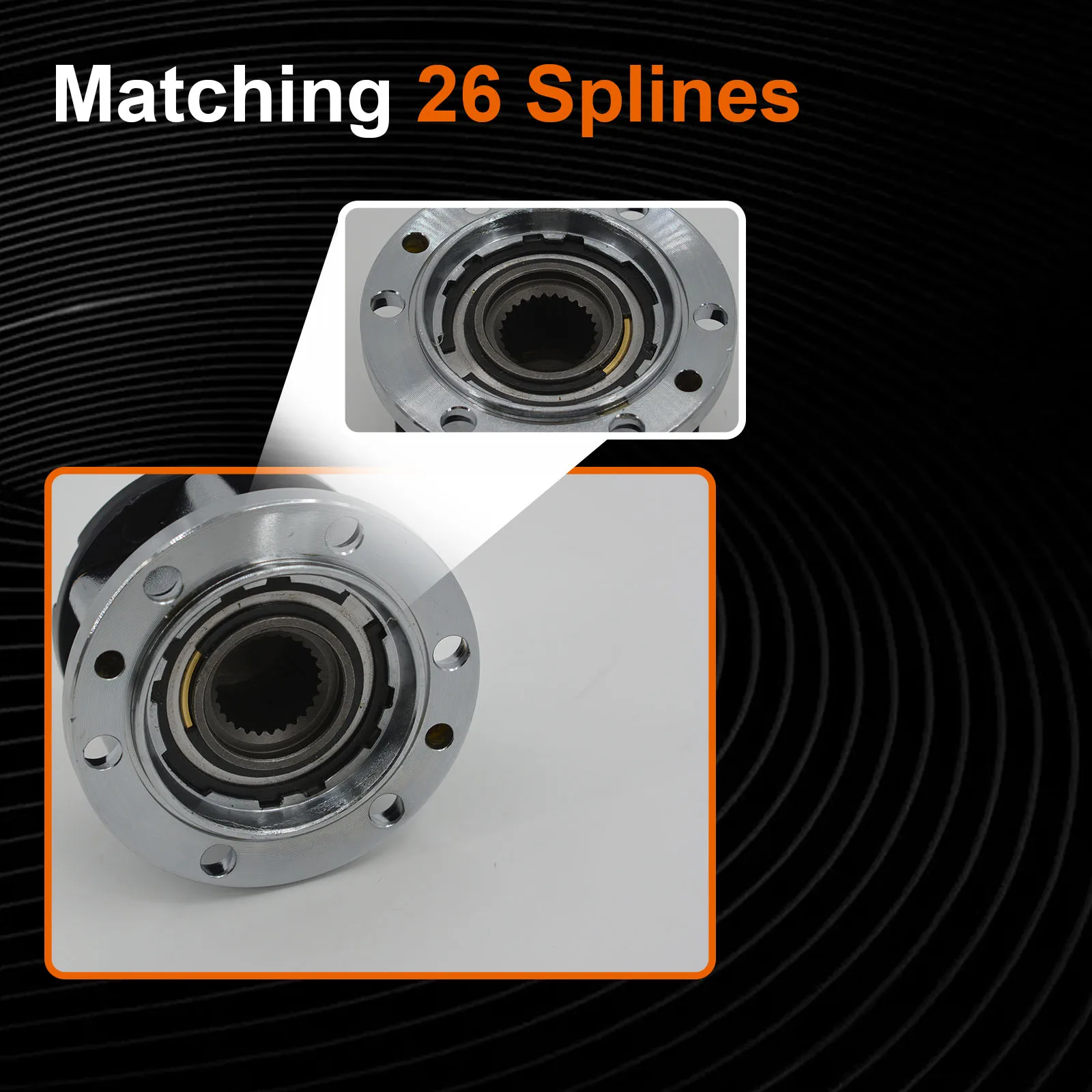 For Suzuki Samurai SJ413 Mechanical Hubs Free Wheel Locking Hubs Vitara Jimny SJ410 X90 Escudo Sierra Alloy 4381060A00 26 Spline wheel locking hub