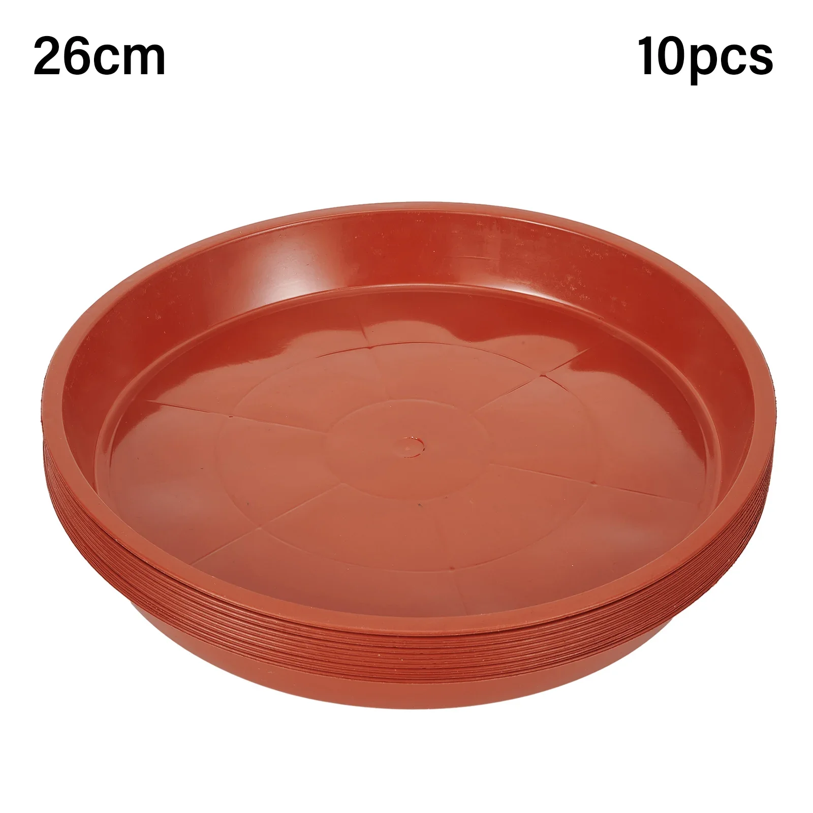 10pcs 13.9/ 17.8/26cm Plastic Potted Plant Pot Tray Plant Saucers Water Tray Base For Indoor Outdoor Home Decoration flower pot
