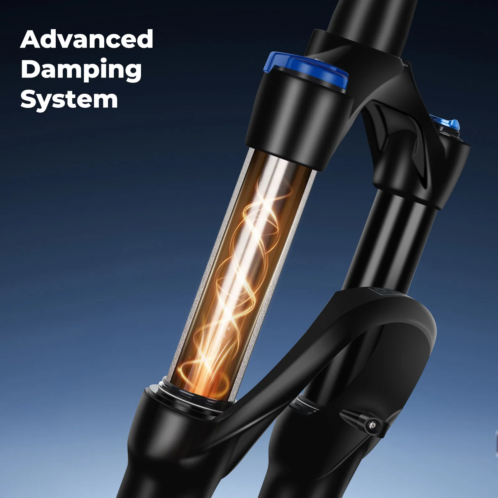 Bolany MTBフォーク27.5インチ バレルアクスルダンピング アルミ合金 Bolany MTBフォーク27.5インチ バレルアクスルダンピング アルミ合金