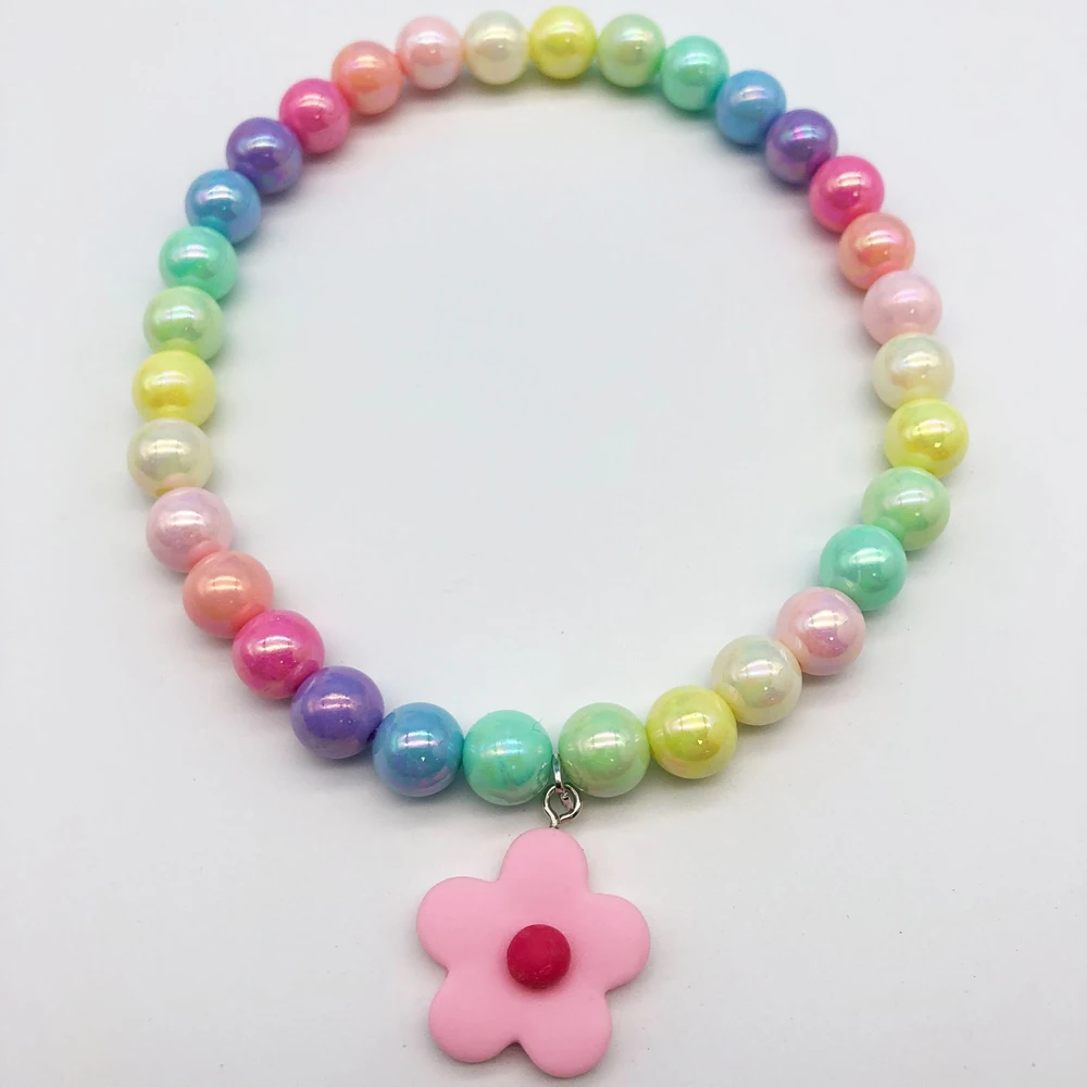 Small Dog Cat Artificial Pearl Necklace Collar Bling Flower Charm Pet Dog Jewelry Accessories Pet Collar Accessory