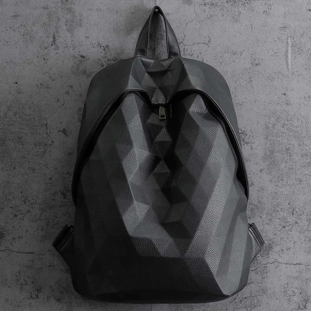 Stylish Geometric Pattern Backpack for Travel and Leisure